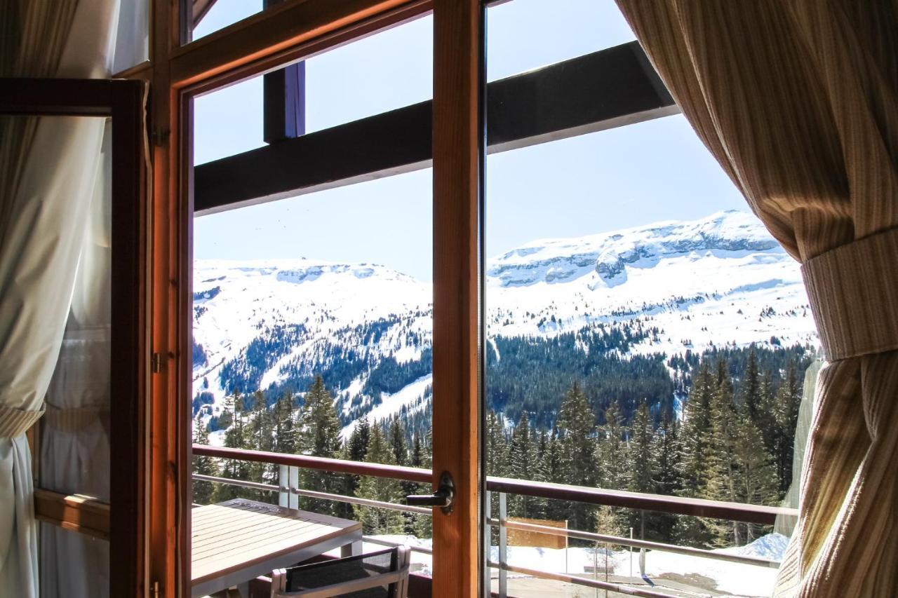 Private Penthouse 2-Bed Apartment, Ski In And Out In 5* Flaine Residence Exteriör bild